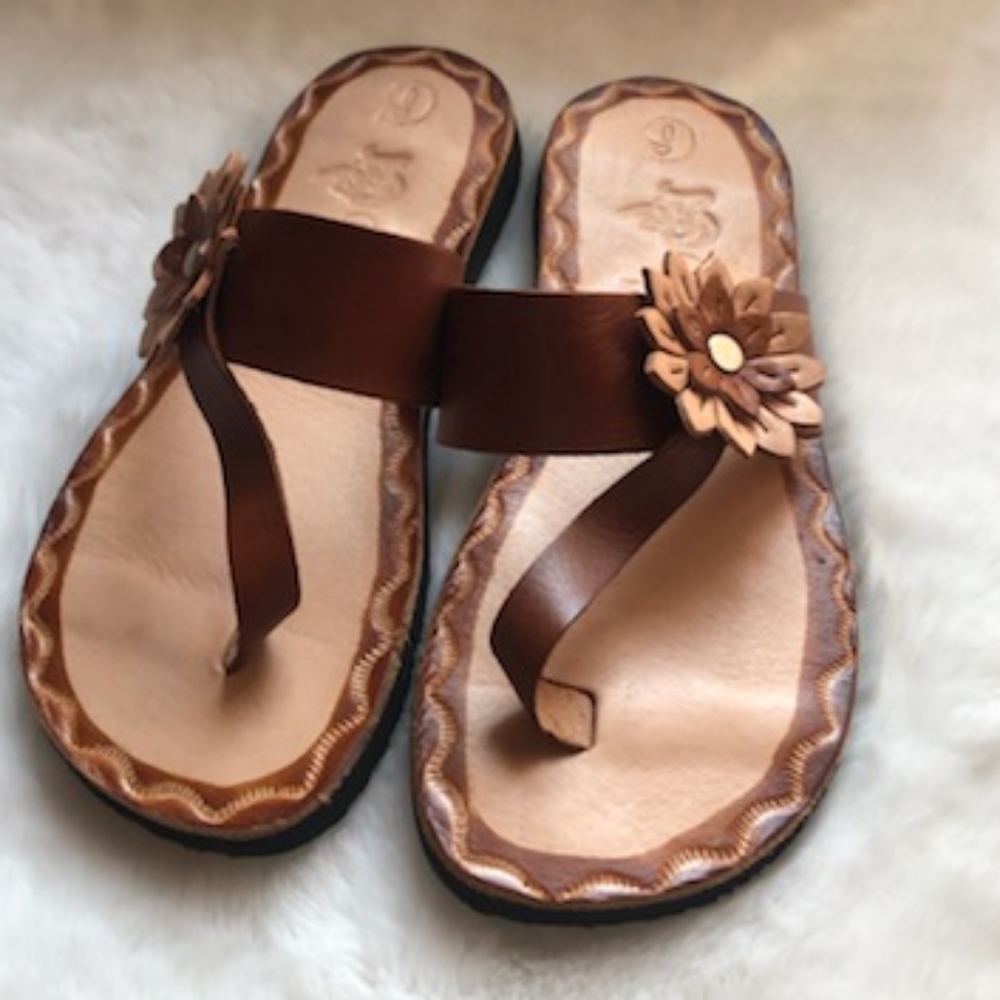 Brown sandals